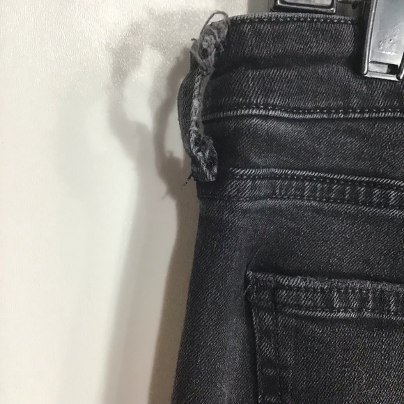 Zara | Washed Slit Leg Black Skinny~12 - Picture 7 of 8